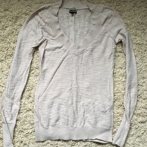 Express long sleeve v neck
